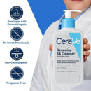 CeraVe Renewing SA Cleanser with Salicylic Acid – Exfoliating Face & Body Wash for Rough, Bumpy Skin (237ml)