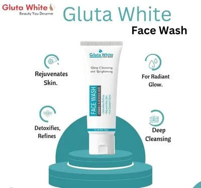 Gluta White Face Wash for Radiant Glow All Skin Types