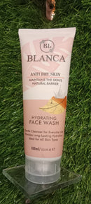 Blanca Anti Dry Skin Hydrating Facewash 100ml Gentle Cleanser For Moisturized Smooth And Healthy Skin