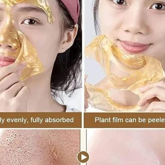 CeraVe Radiant Glow Peel-Off Gold Mask – Deep Cleansing & Brightening Facial Treatment – 100ml